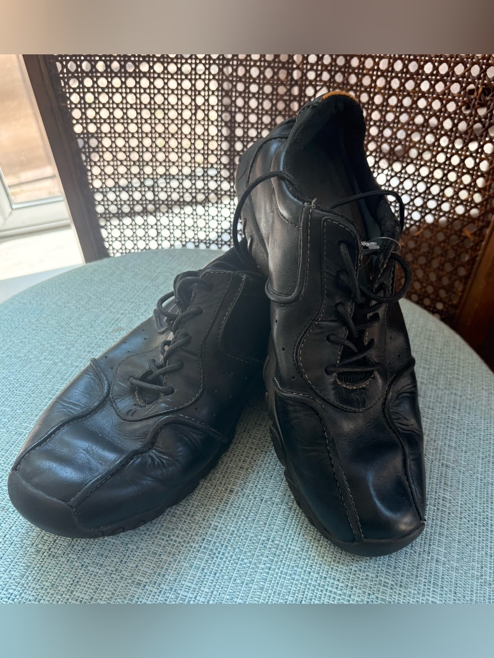 Timberland Men's Black Leather Casual
Oxford Sneaker Shoes Size 7.5